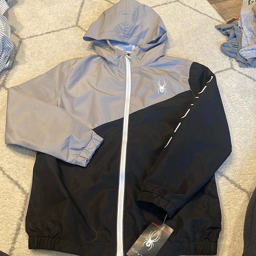 Spyder Boys Lightweight Jacket Size 8/10 NWT